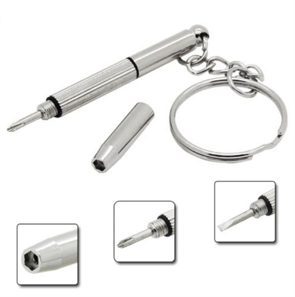 Mini three with a screwdriver, multi-function repair tools, suitable for various glasses, watches, watches and other instruments, etc.