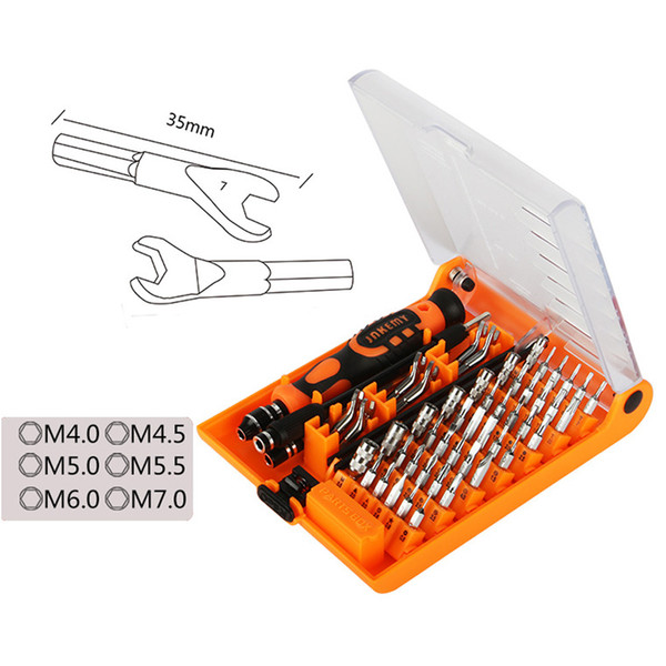 JAKEMY JM-8150 Precision 52 in 1 Screwdriver Set Professional Repair Hand Tools Kit for Mobile Phone Computer Electronic Model DIY DHL FREE