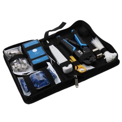 9 in 1 Network Computer Maintenance Repair Kit 568 Network Pliers Cable Tester Wire Cutter Tool Set Maintenance Repair Computer Network