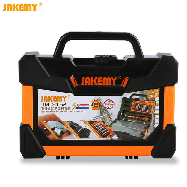 JAKEMY JM-8152 44 in1 Screwdriver Bit Set Repair Hand Tools with accessory Box For iPhone Computer Tool herramientas de mano Kit