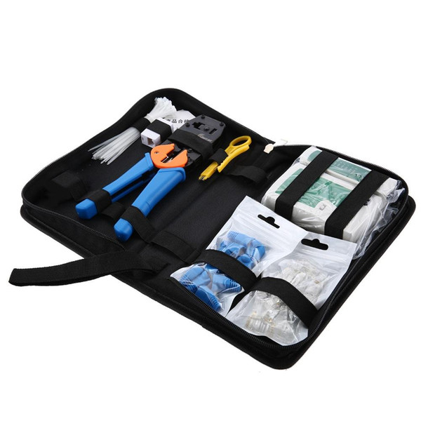 Professional 10 In 1 Network Computer Maintenance Repair Tool Kit 868E Network Pliers RJ45 RJ11 468 Tester Set Stripping Knife BA