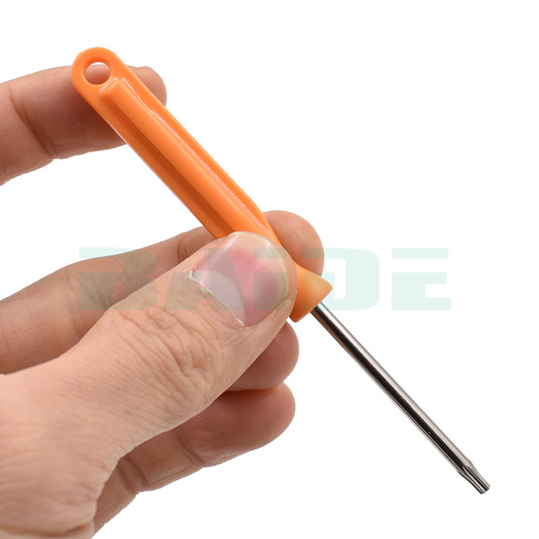 3*108mm Screwdriver 3.0 Phillips 3.0 Slotted T6 T8 T10 With Hole Screwdrivers for Xbox360 Mobile Phone 500pcs/lot