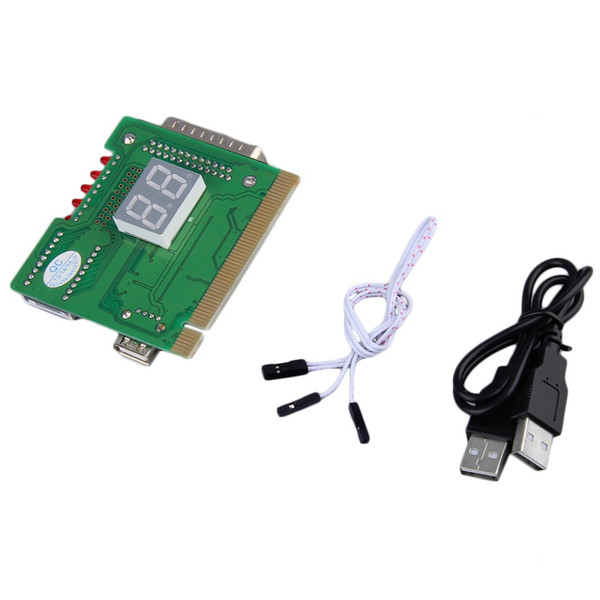 2-Digit USB PCI Motherboard Diagnostic Analyzer Test Card Laptop PC Desktop