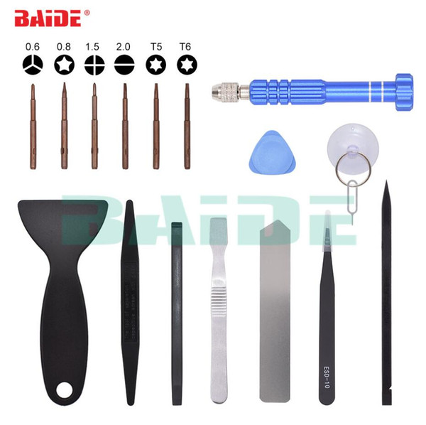 Hot Sale16 in 1 Repair Tools kit With Screwdriver Pry Tool for iPhone iPad Tablet PC Notebook Smart Phone 200set/lot