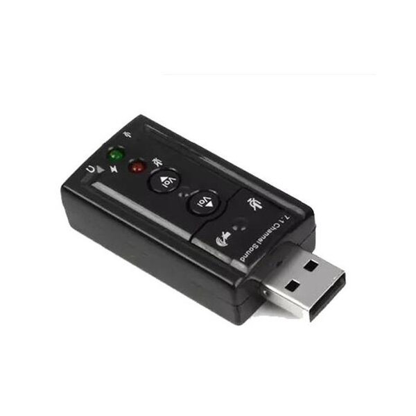 JP209-B CM108 Mini USB 2.0 3D External 7.1 Channel Sound Virtual 12Mbps Audio Sound Card Adapter High Quality