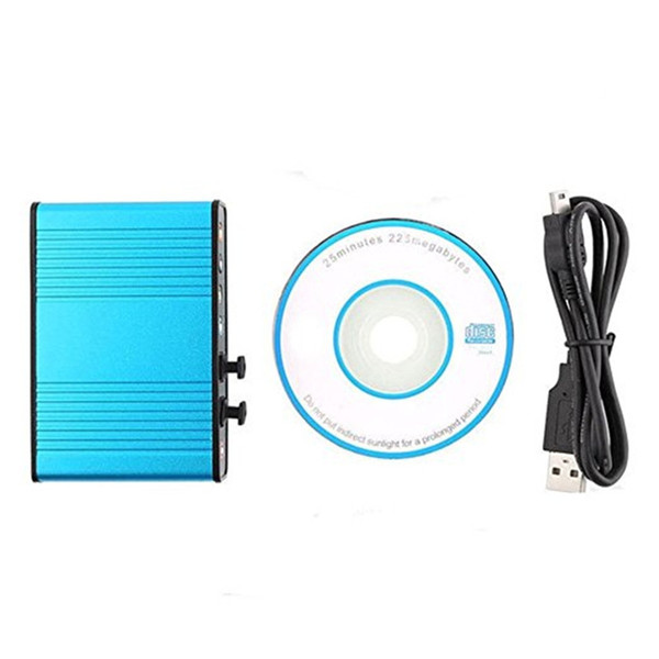 Blue USB 6 Channel 5.1 External Optical Audio Sound Card for PC Laptop Notebook pad