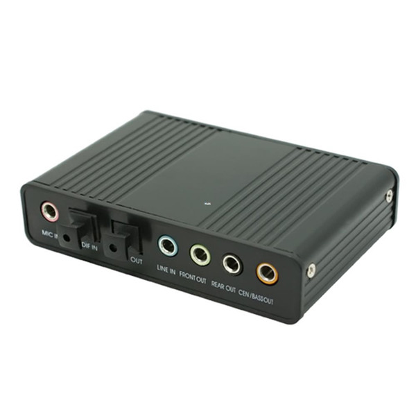 Freeship USB 2.0 Channel 5.1 Optical Toslink S/PDIF Audio Sound Card,External Audio Adapter Converter -PC Computer Laptop Sound Recording