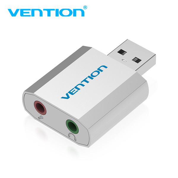 Vention Mini External USB Sound Card USB To 3.5mm headphone Adapter Audio Card For Mic Speaker Laptop PS4 Computer Sound Card