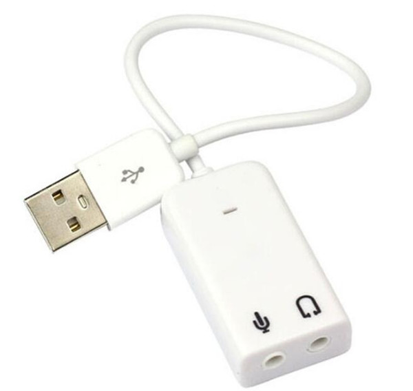 Hot Sale USB 2.0 Virtual 7.1 Channel Audio usb Sound Card Adapter For win7 xp PC Laptop Mac Wholesale