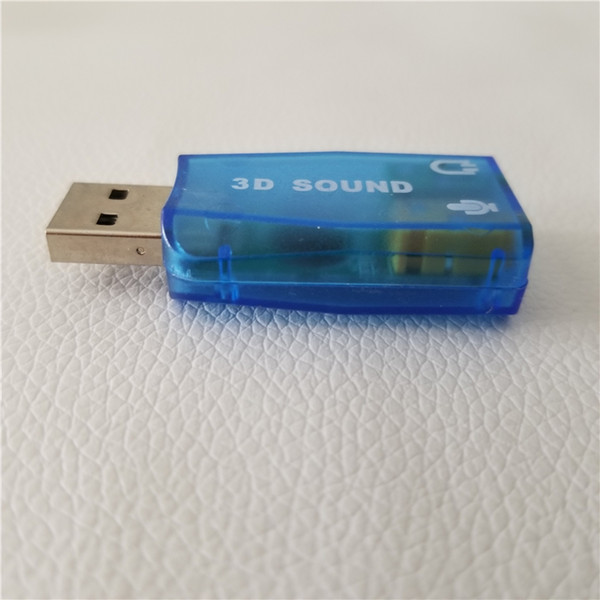 USB 2.0 to aux 3.5mm Mic Speaker 5.1 3D Audio Sound Card adapter