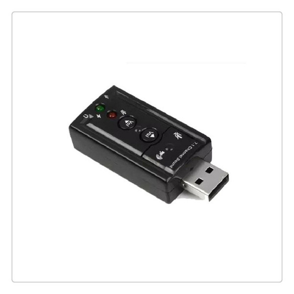 New convenient and portable USB 2.0 External Sound Card 3D 7.1 Audio Adapter Free Shipping