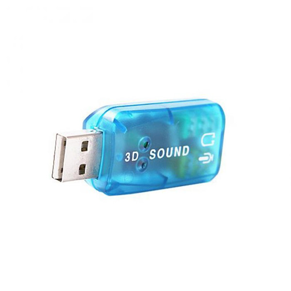 New 5.1 External USB Audio Sound Card Adapter For PC Notebook Laptop XXM