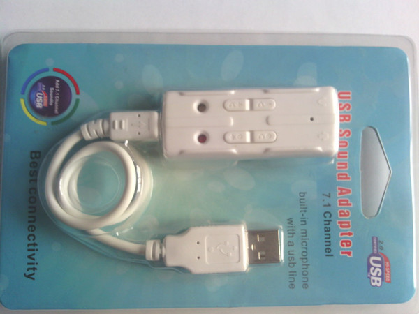 USB sound card with microphone manufacturers wholesale with line 7.1 /3D audio card factory direct sales