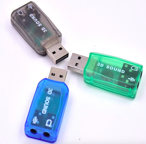 USB Mic/Speaker 3D Audio sound Card converter Surround Sound 7.1 CH for Laptop notebook1