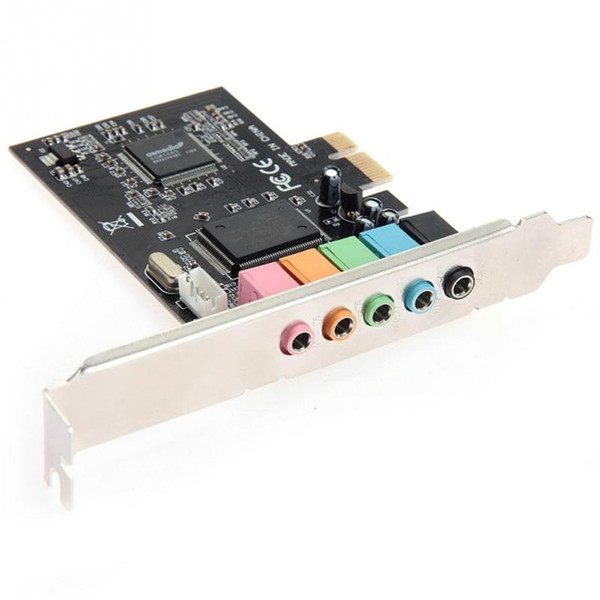 2022New Arrivials PCI Express PCI-E 5.1ch CMI8738 Audio Sound Card w/ Low Profile Bracket Expansion Card