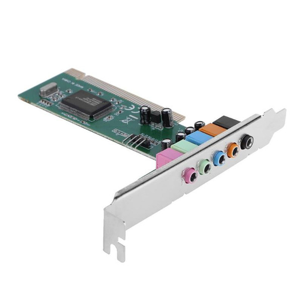 hot sale PCI 5 Channel 8738 Chip 3D Audio Stereo Digital External Sound Card with CD Driver for PC Desktop Support Sound 3D, EAX 3, EAX 4