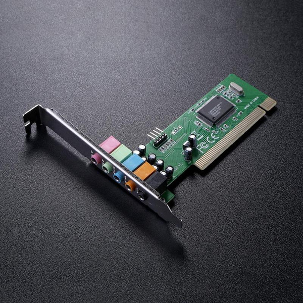 new arrival PCI 5 Channel 8738 Chip 3D Audio Stereo Digital External Sound Card with CD Driver for PC Desktop Support Sound 3D, EAX 3, EAX 4