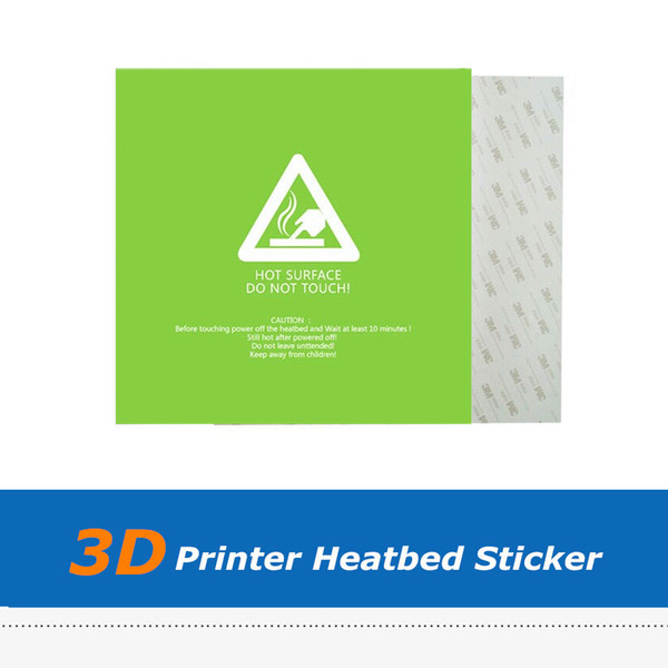 2pcs/lot 220*220mm Green Color Frosted Heat Bed Sticker Sheet, 3D Printer Parts Build Plate Sticker