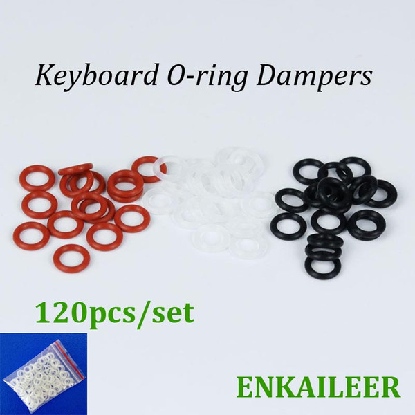 120Pcs/set Rubber O-Ring Dampers Keycap Mechanical keyboard Durable High Quality Reduction in noise Cherry MX keyboard