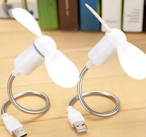 Summer Mini USB fan portable laptop fan creative charging treasure snake fan