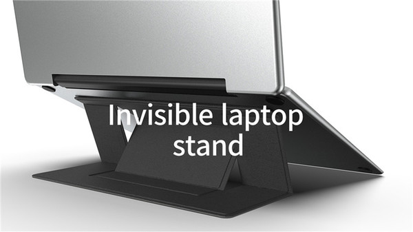 Invisible Laptop Adhesive Stand Folding Adjustable Bracket Portable Tablet Holder for iPad MacBook Lenovo Samsung Laptops holder