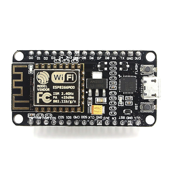 NodeMCU ESP8266 2.4GHz WiFi Development Module for Mac OS FZ1505 with GPIO, PWM, ADC, I2C and 1-WIRE resources