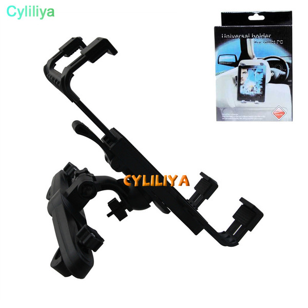 Car Back Seat Holder 360 Degree Rotation Bracket Clip For iPad Air 1 2 Pro New 2017 9.7 10.5 Mini GPS Samsung Huawei Tablet PC Retailbox