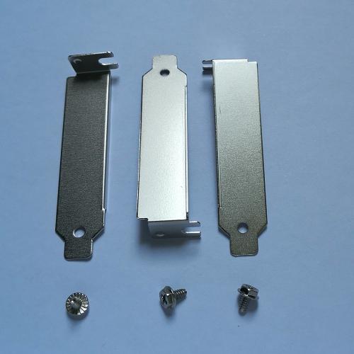 300pcs/lot Low Profile Case ITX SFF Rear Slot PCI Bracket 2U Blank Filler Cover Plate with Screw