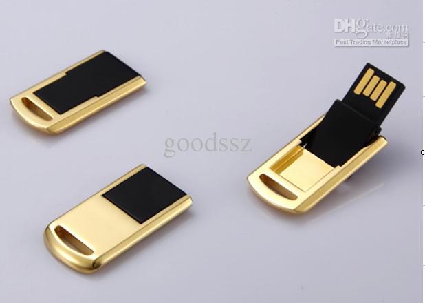 New 32GB USB Flash drive Metal Little Turned rotating USB 2.0 Flash Drive 32gb disk usb gift flash memory stick drive 10pcs/lot