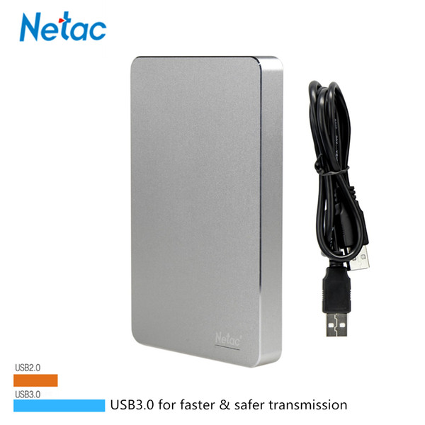 Wholesale- 100% Original Netac K330 500GB 1TB 2TB HDD USB 3.0 External Hard Disk Drive HD Disc Storage Devices 1TB External Hard Drive Disk