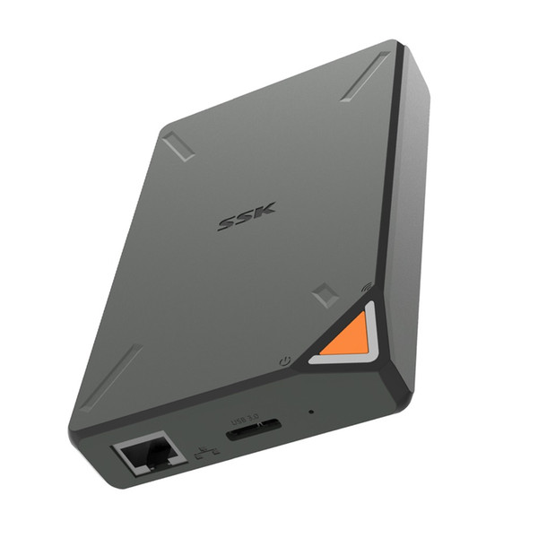 Wholesale- SSK Cloud SSM-F200 Wireless External Hard Drives 1TB High-Capacity Wireless WIFI Smart Memory