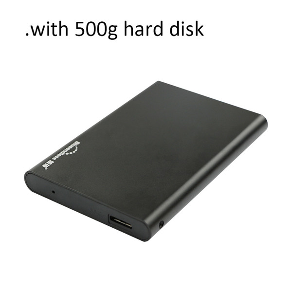 500g External 2.5'' HDD Case SSD aluminum enclosure USB 3.0 5Gbps sata III I Hard Disk Caddy with 500g hard disc for OS/windows