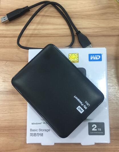 Hot sales 2TB hdd externo portable external hard disk drive USB 3.0 hdd 2tb black