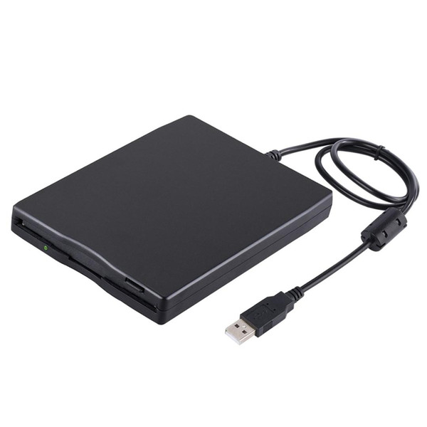 hot-USB Floppy Drive, 3.5 inch USB External Floppy Diskette Drive 1.44 MB FDD Portable USB Drive Plug and Play for Laptops Des