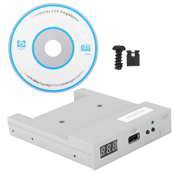 UFA1M44-100 USB Floppy Drive Emulator with Floppy Drive ABS Gray High Quality