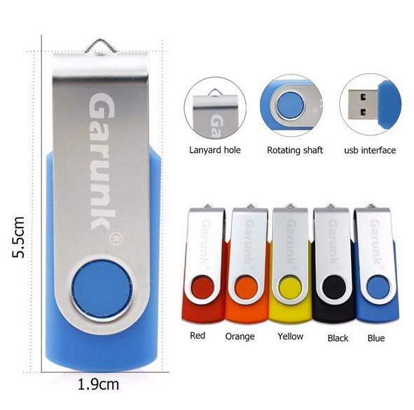 Rotate U disk Multicolor micro usb Smart Phone USB Flash Drive 4GB 8GB 16GB 32GB 64GB pen drive memory stick u disk pendriver