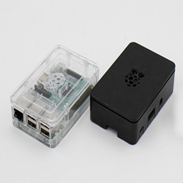 New Black Updated Raspberry Pi Case Cases Black White Transparent for Raspberry Pi 3 2 & B