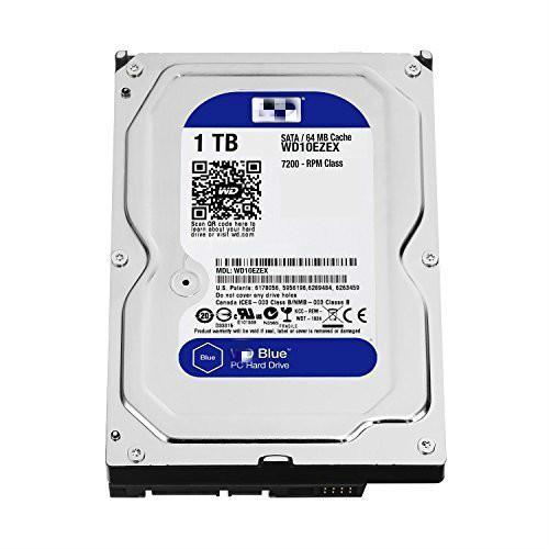 Bluedisk1TBSATA6Gb/s7200RPM64MBCache3.5InchDesktopHardDrive (Wd10EZEX)Mechanical hard disk