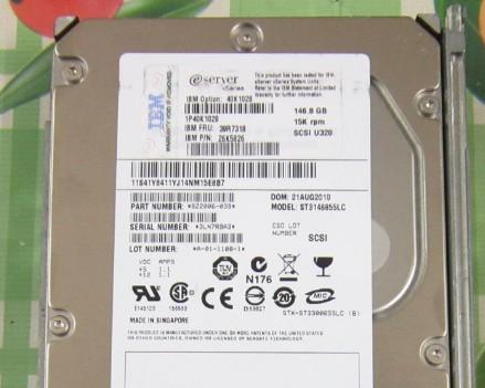 100% Tested Work Perfect for IBM 40K1028 39R7318 26K5826 146.8GB 15K