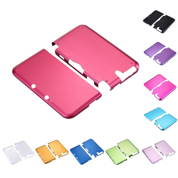 Wholesale- H3#R Hot Sale Muliti Color Aluminium Hard Box Shell Case Skin Cover Case For  3DS XL/LL High Quality