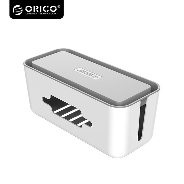 ORICO Multi Devices Cable Winder Storage Box For Power Socket Manager Box With Phone Holder Power Strip Organizer Case CMB-18