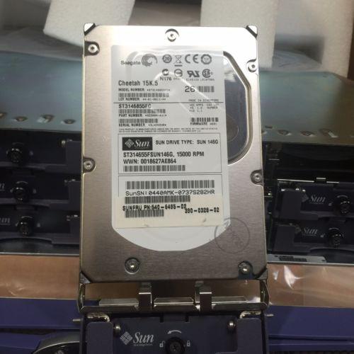 Original Sun Oracle 390-0328 146GB 3.5' 15K FC hard disk for servers/computers/networking/storages