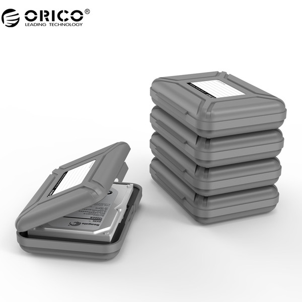 ORICO 5 Bay 3.5 inch Protective Box / Storage Case for Hard Drive(HDD) or SDD with Waterproof Function- 5PCS/LOT