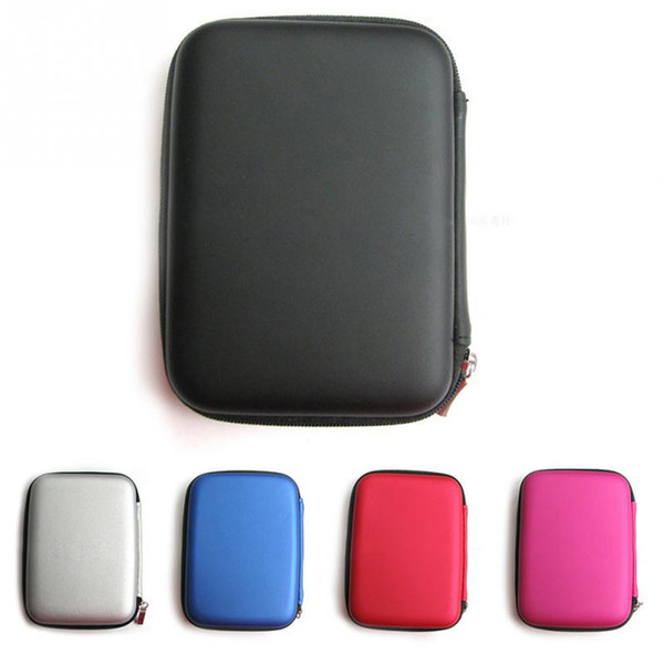 Wholesale- Fashion Universal Portable Zipper External 2.5 inch HDD Bag Case Pouch Protector