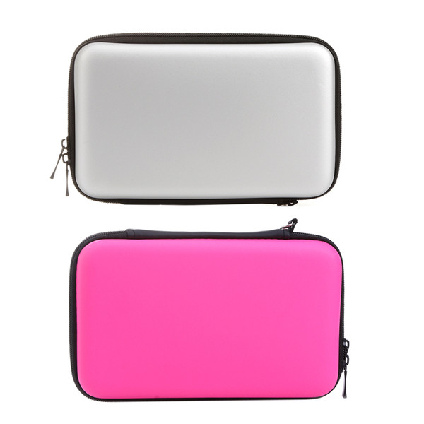 Wholesale- New Portable High Quality EVA Skin Carry Hard Case Bag Pouch Cases for  for 3DS XL LL With Strap 2 Colors