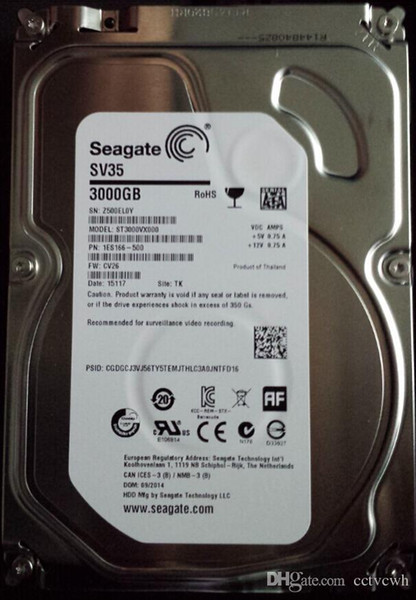 High Quality Hard Drives Internal Segate Hard Disk HDD 3TB 3000GB Hard Drive for Storage SATA 3 3000GB 3TB for Desktop Server CCTV Recorder