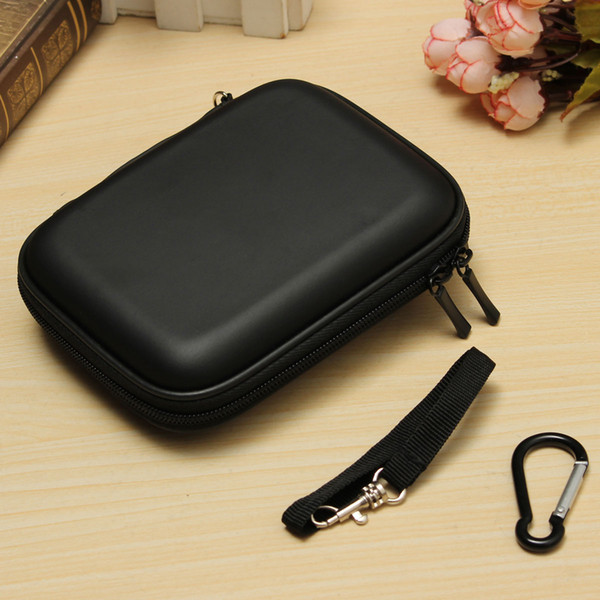 Wholesale- External Hard Drive Carrying Case Usb Cable Case Cover Pouch Earphone Bag Waterproof Compressive Drop Detection Hight Quality