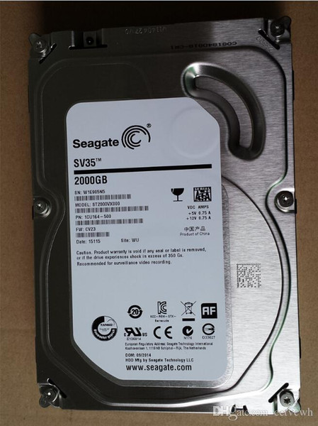 SATA HDD 2TB PC Hard Disk Internal 2000GB for Desktop Computer and PC Server and CCTV Security Recorder DVR NVR and Other recorder