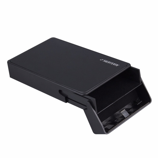 Wholesale- Black HDD Enclosure Tool-Free USB 3.0 External 3.5'' SATA Hard Drive Enclosure SSD HDD Case US Plug