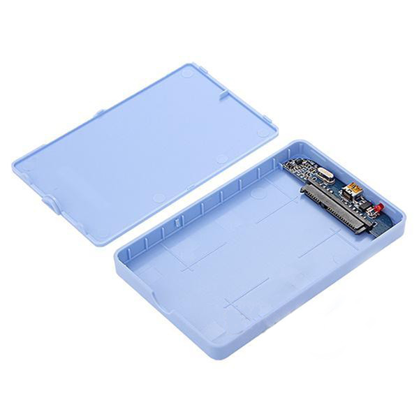 Wholesale- Hot New Arrive Blue External Enclosure for Hard Drive Disk 2.5Inch Usb 3.0 Sata Hdd Durable Portable Case